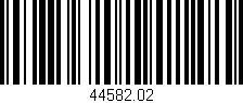 Código de barras (EAN, GTIN, SKU, ISBN): '44582.02'