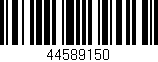 Código de barras (EAN, GTIN, SKU, ISBN): '44589150'