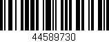 Código de barras (EAN, GTIN, SKU, ISBN): '44589730'