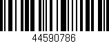 Código de barras (EAN, GTIN, SKU, ISBN): '44590786'
