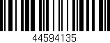 Código de barras (EAN, GTIN, SKU, ISBN): '44594135'
