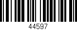 Código de barras (EAN, GTIN, SKU, ISBN): '44597'