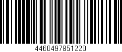 Código de barras (EAN, GTIN, SKU, ISBN): '4460497851220'