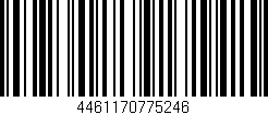 Código de barras (EAN, GTIN, SKU, ISBN): '4461170775246'