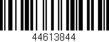Código de barras (EAN, GTIN, SKU, ISBN): '44613844'