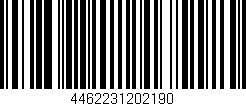 Código de barras (EAN, GTIN, SKU, ISBN): '4462231202190'