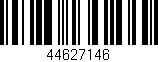 Código de barras (EAN, GTIN, SKU, ISBN): '44627146'