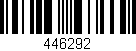 Código de barras (EAN, GTIN, SKU, ISBN): '446292'
