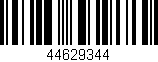 Código de barras (EAN, GTIN, SKU, ISBN): '44629344'