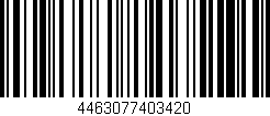 Código de barras (EAN, GTIN, SKU, ISBN): '4463077403420'