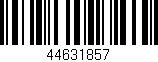 Código de barras (EAN, GTIN, SKU, ISBN): '44631857'
