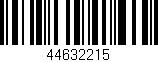Código de barras (EAN, GTIN, SKU, ISBN): '44632215'