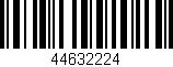 Código de barras (EAN, GTIN, SKU, ISBN): '44632224'