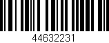 Código de barras (EAN, GTIN, SKU, ISBN): '44632231'