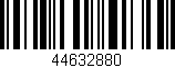 Código de barras (EAN, GTIN, SKU, ISBN): '44632880'