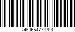 Código de barras (EAN, GTIN, SKU, ISBN): '4463654773786'