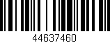 Código de barras (EAN, GTIN, SKU, ISBN): '44637460'