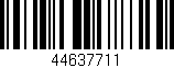 Código de barras (EAN, GTIN, SKU, ISBN): '44637711'