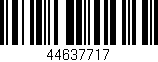 Código de barras (EAN, GTIN, SKU, ISBN): '44637717'