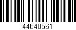Código de barras (EAN, GTIN, SKU, ISBN): '44640561'
