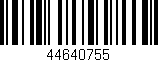 Código de barras (EAN, GTIN, SKU, ISBN): '44640755'