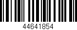 Código de barras (EAN, GTIN, SKU, ISBN): '44641854'