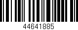 Código de barras (EAN, GTIN, SKU, ISBN): '44641885'