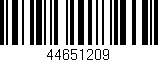 Código de barras (EAN, GTIN, SKU, ISBN): '44651209'