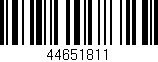 Código de barras (EAN, GTIN, SKU, ISBN): '44651811'
