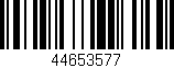 Código de barras (EAN, GTIN, SKU, ISBN): '44653577'