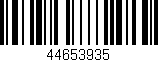 Código de barras (EAN, GTIN, SKU, ISBN): '44653935'