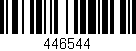 Código de barras (EAN, GTIN, SKU, ISBN): '446544'