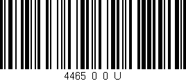 Código de barras (EAN, GTIN, SKU, ISBN): '4465_0_0_U'