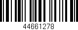 Código de barras (EAN, GTIN, SKU, ISBN): '44661278'