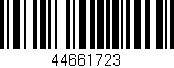 Código de barras (EAN, GTIN, SKU, ISBN): '44661723'