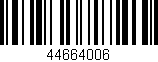 Código de barras (EAN, GTIN, SKU, ISBN): '44664006'
