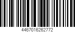 Código de barras (EAN, GTIN, SKU, ISBN): '4467016262772'