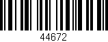 Código de barras (EAN, GTIN, SKU, ISBN): '44672'