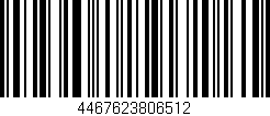Código de barras (EAN, GTIN, SKU, ISBN): '4467623806512'