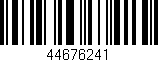 Código de barras (EAN, GTIN, SKU, ISBN): '44676241'