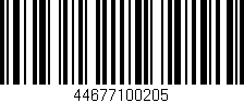 Código de barras (EAN, GTIN, SKU, ISBN): '44677100205'