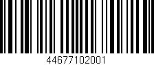 Código de barras (EAN, GTIN, SKU, ISBN): '44677102001'