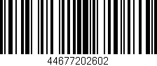 Código de barras (EAN, GTIN, SKU, ISBN): '44677202602'