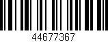 Código de barras (EAN, GTIN, SKU, ISBN): '44677367'