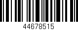 Código de barras (EAN, GTIN, SKU, ISBN): '44678515'