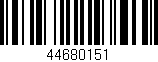 Código de barras (EAN, GTIN, SKU, ISBN): '44680151'