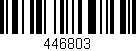 Código de barras (EAN, GTIN, SKU, ISBN): '446803'