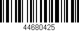 Código de barras (EAN, GTIN, SKU, ISBN): '44680425'