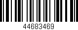 Código de barras (EAN, GTIN, SKU, ISBN): '44683469'