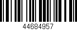 Código de barras (EAN, GTIN, SKU, ISBN): '44684957'